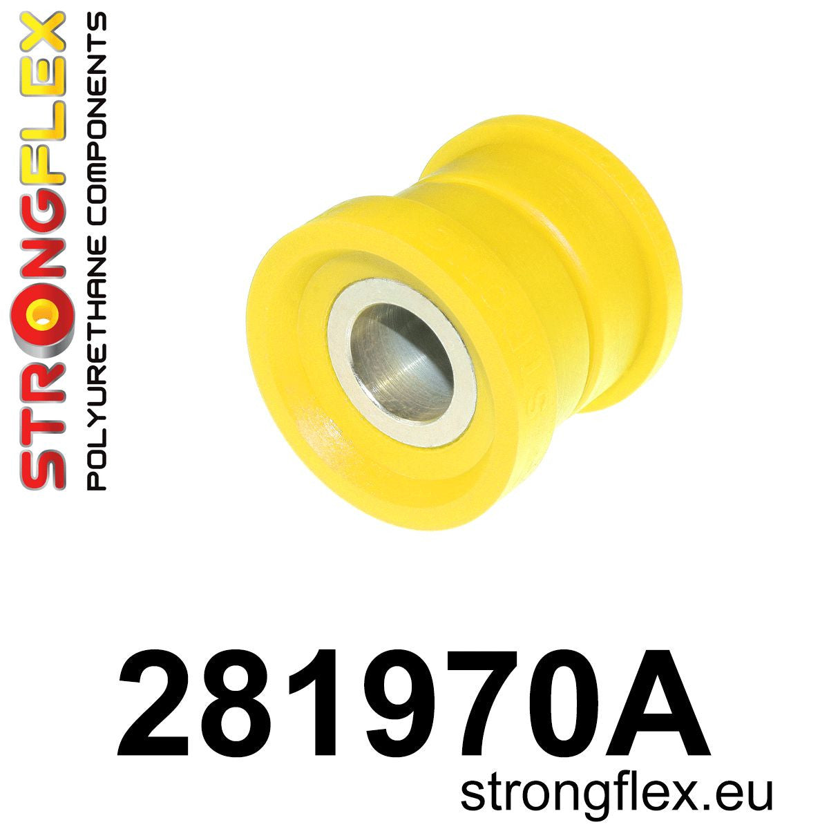 281970A Rear trailing arm front bush SPORT Sport (Yellow) Nissan 370Z (09-20) Z34