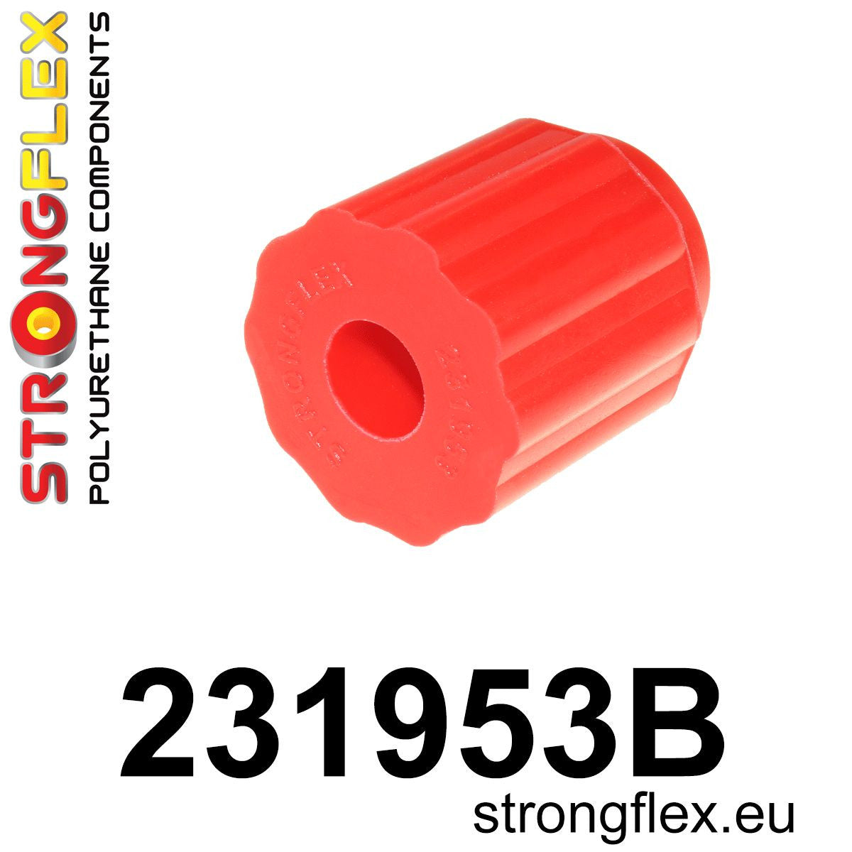 231953B Rear axle frame – front bush Standard (Red) Volvo Seria 700 740 (84-92)