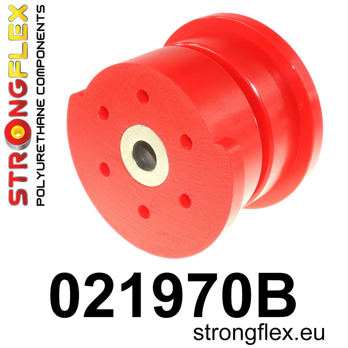 021970B Rear diff mount - front bush Standard (Red) Audi A6 / S6 / RS6 C6 (04-11)