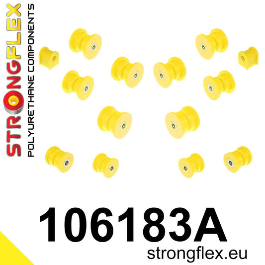 106183A Rear suspension bush kit SPORT Sport (Yellow) Mazda RX-7 III (92-02) FD