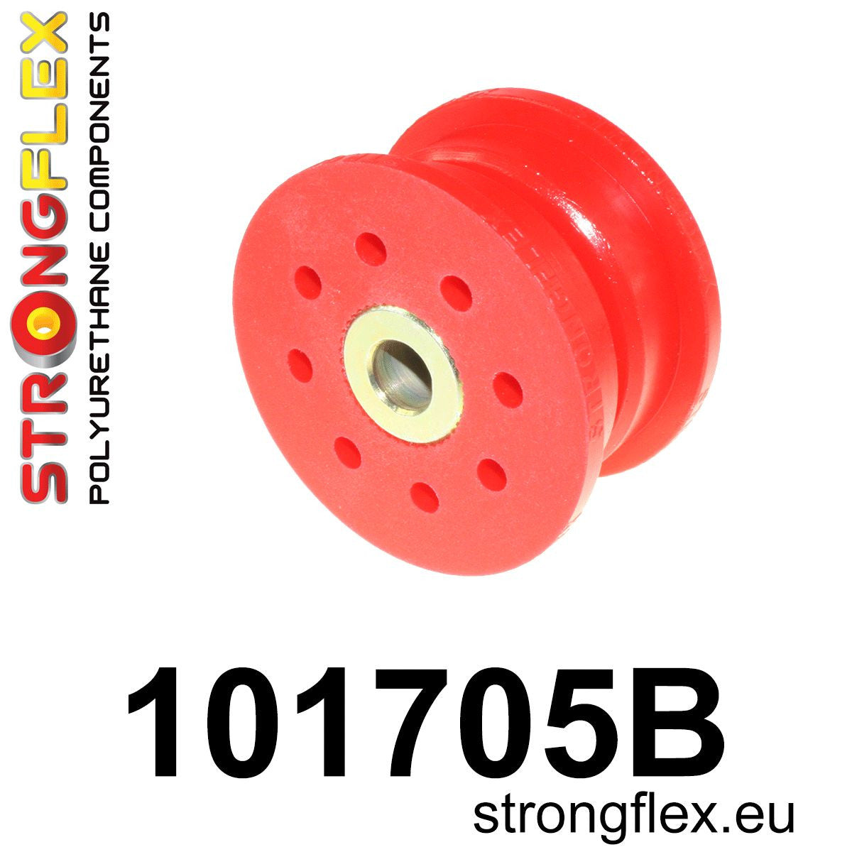 101705B Rear differential - rear bush Standard (Red) Mazda 6 / Atenza I (02-08) GG/GY