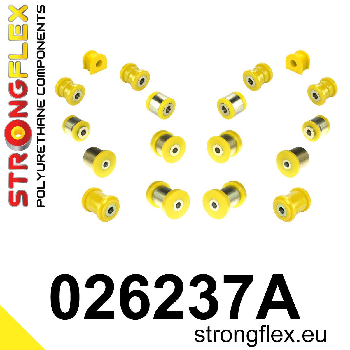 026237A Rear suspension bush kit SPORT Sport (Yellow) Audi A4 / S4 / RS4 II (01-05) B6