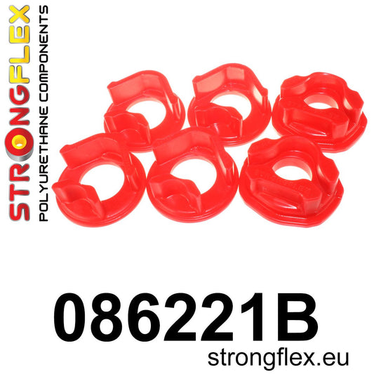 086221B Engine inserts mount kit Standard (Red) Honda Civic VIII (06-12)