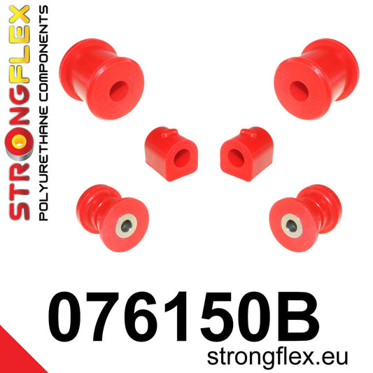 076150B Front suspension bush kit Standard (Red) Ford Fiesta MK6 / MK6 ST (02-08)
