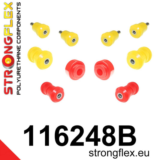 116248B Front suspension bush kit Standard (Red) Mercedes Klasa S W140 (91-98)