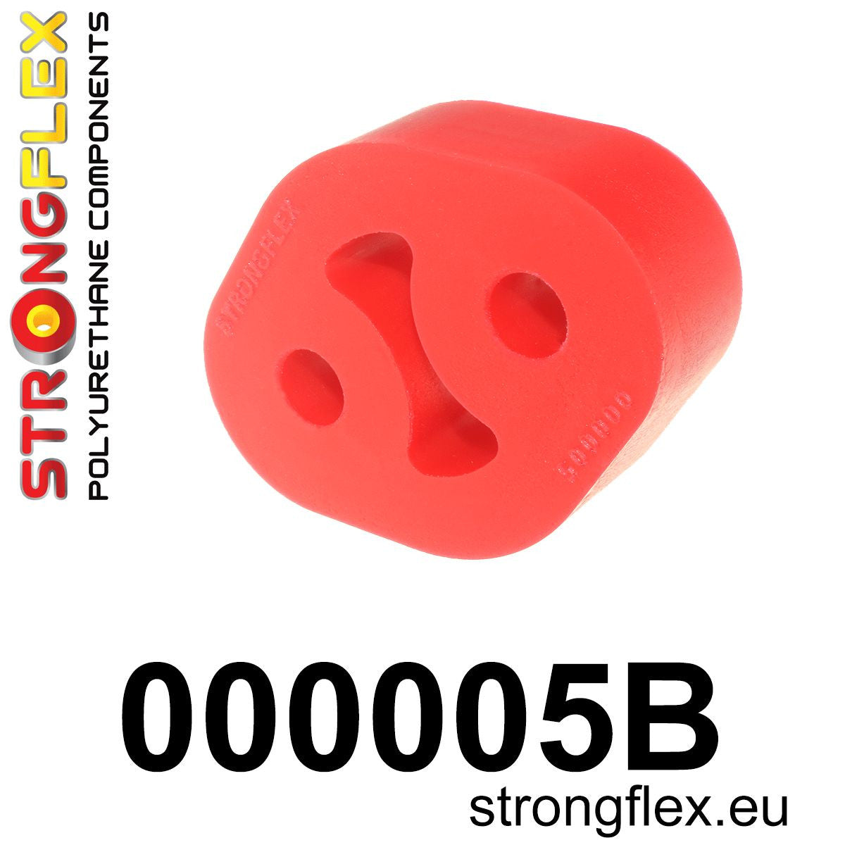 000005B Exhaust mount hanger 41mm Standard (Red) Odboje, Wieszaki tłumika