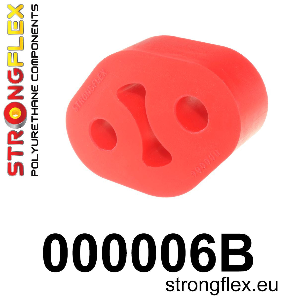 000006B Exhaust mount hanger 47mm Standard (Red) Odboje, Wieszaki tłumika