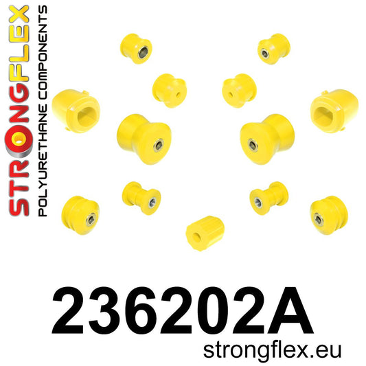 236202A Rear Suspension Bush Kit SPORT Sport (Yellow) Volvo Seria 700 740 (84-92)