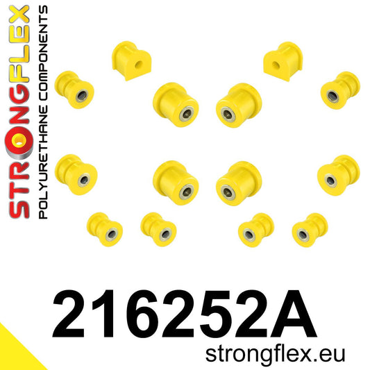 216252A Rear suspension bush kit SPORT Sport (Yellow) Lexus LS II (94-00) XF20