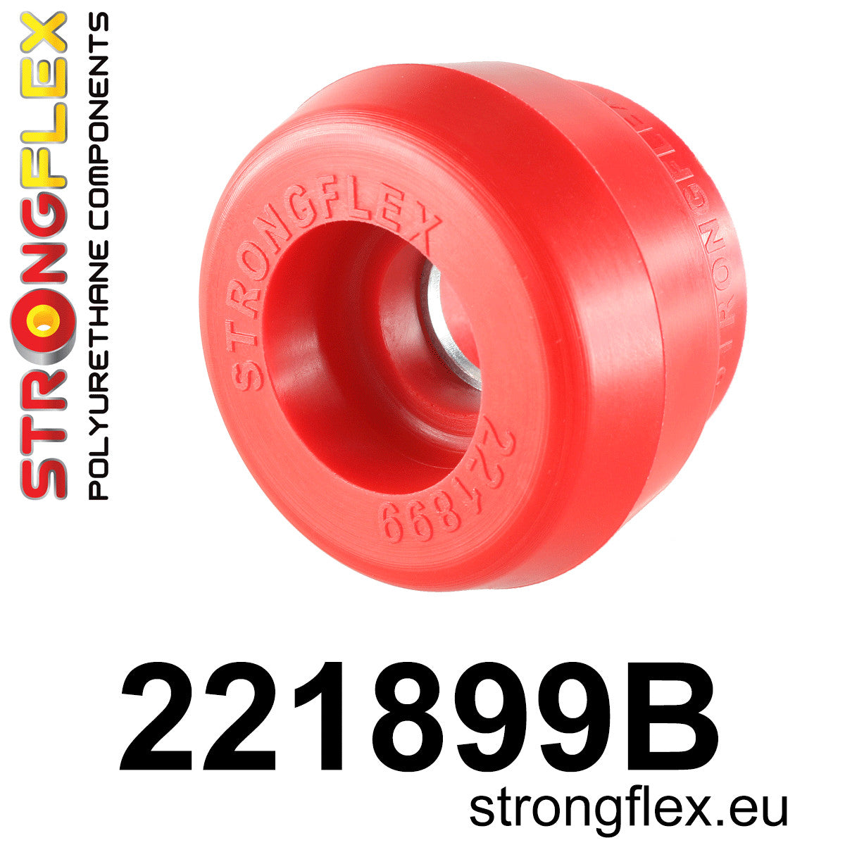 221899B Front shock top mount bush Standard (Red) Audi A3 / S3 / RS3 I (96-03) 8L