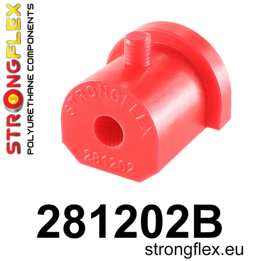 281202B Front wishbone rear bush Standard (Red) Nissan Micra II (92-02) K11