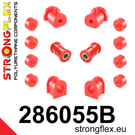 286055B Front suspension bush kit Standard (Red) Nissan Micra II (92-02) K11