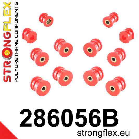 286056B Rear suspension bush kit Standard (Red) Nissan Micra II (92-02) K11