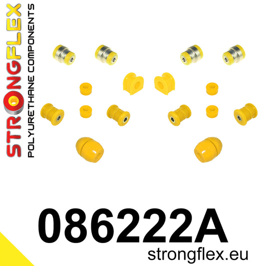 086222A Front suspension bush kit SPORT Sport (Yellow) Honda Prelude V (96-01) BB
