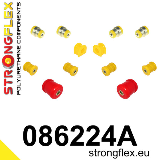 086224A Front suspension bush kit SPORT Sport (Yellow) Honda Prelude V (96-01) BB
