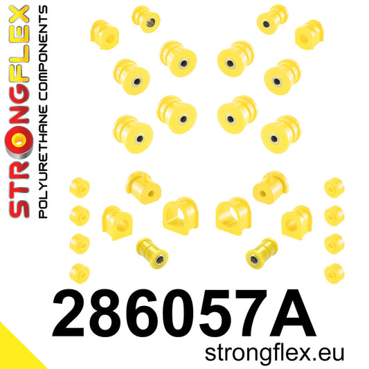 286057A Full suspension bush kit SPORT Sport (Yellow) Nissan Micra II (92-02) K11