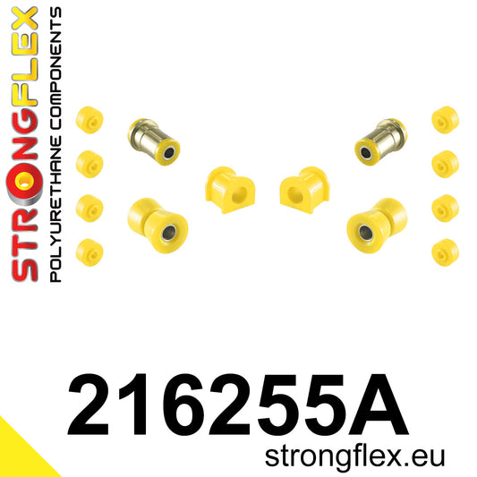 216255A Front suspension bush kit SPORT Sport (Yellow) Toyota Corolla V (83-87) E80