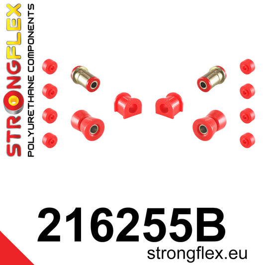 216255B Front suspension bush kit Standard (Red) Toyota Corolla V (83-87) E80