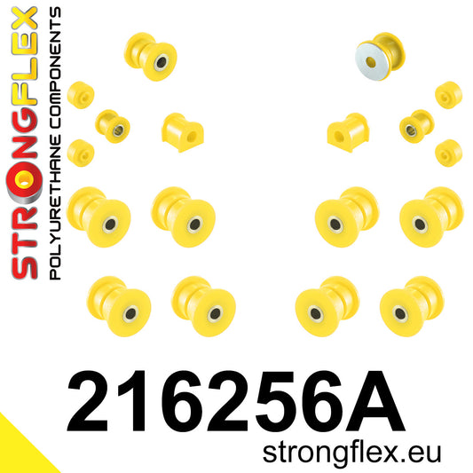 216256A Rear suspension bush kit SPORT Sport (Yellow) Toyota Corolla V (83-87) E80