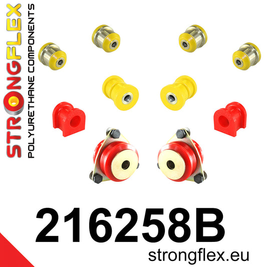216258B Front suspension bush kit Standard (Red) Lexus LS I (89-94) XF10