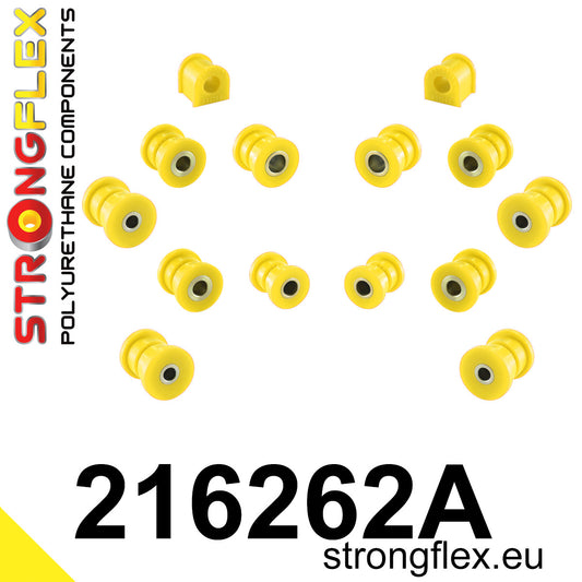 216262A Rear suspension bush kit SPORT Sport (Yellow) Toyota Celica V (89-93) T180