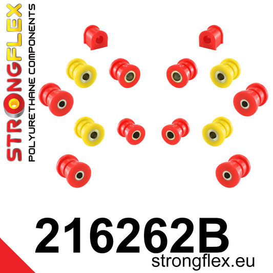 216262B Rear suspension bush kit Standard (Red) Toyota Celica V (89-93) T180