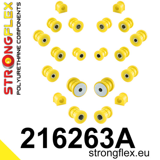 216263A Full suspension bush kit SPORT Sport (Yellow) Toyota Celica V (89-93) T180