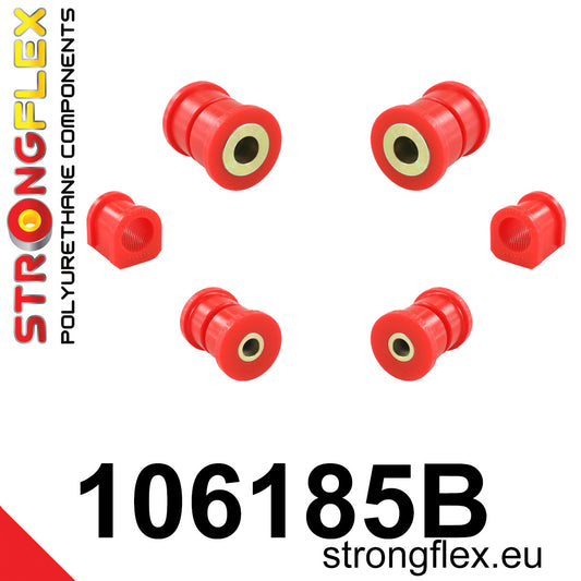 106185B Front suspension bush kit Standard (Red) Mazda 323 V (94-98) BA