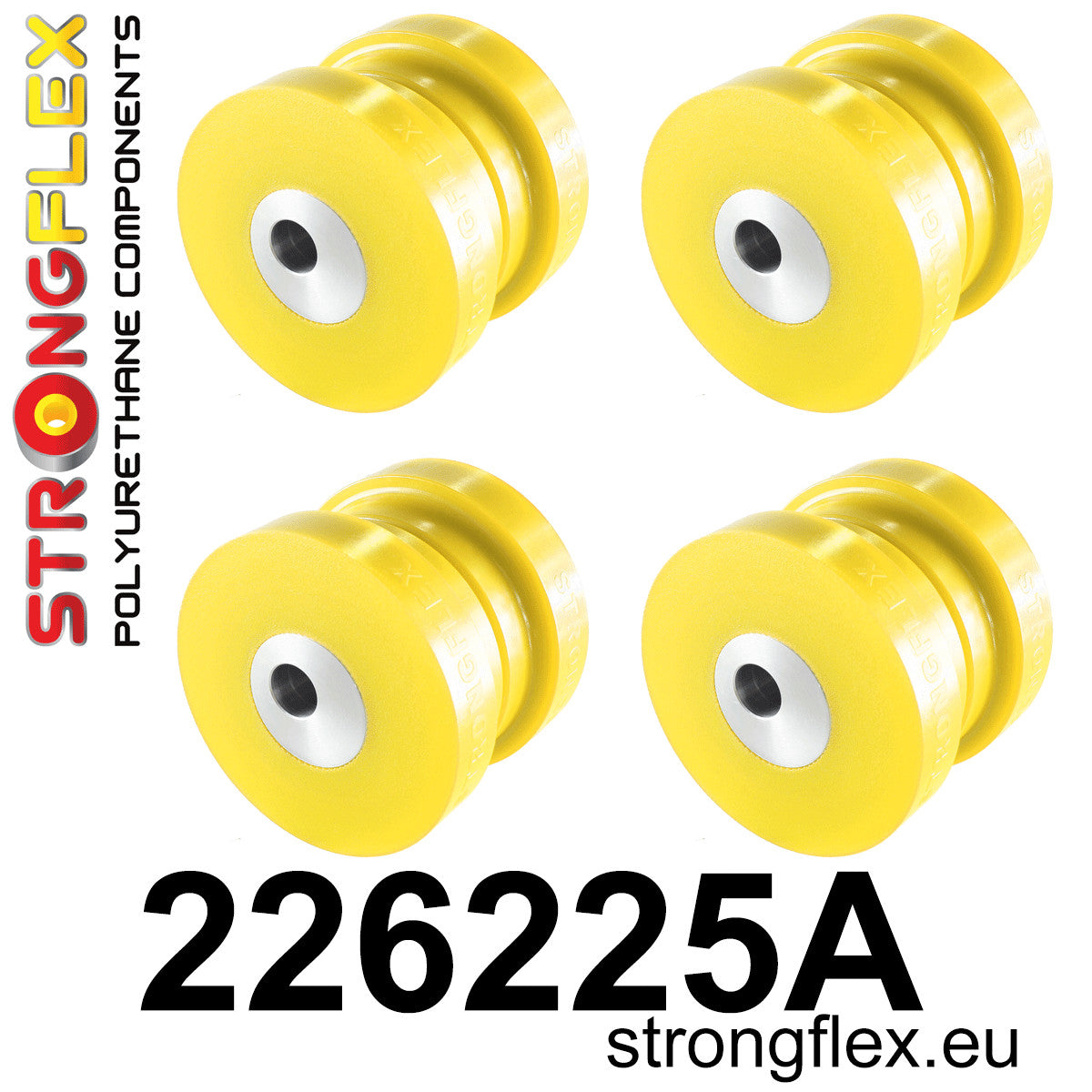 226225A Rear subframe bush kit SPORT Sport (Yellow) Audi A6 / S6 / RS6 C5 (97-04)