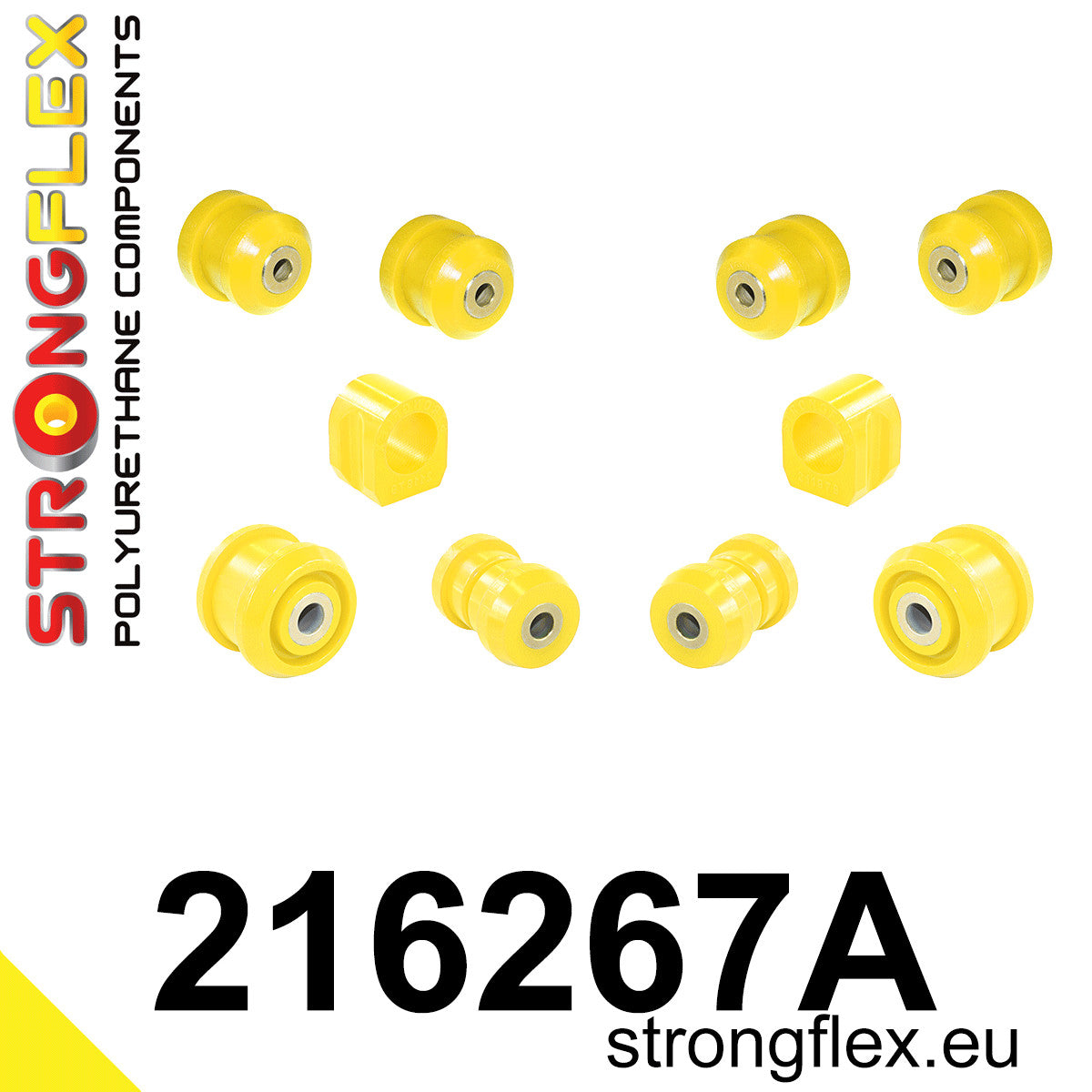 216267A Front suspension bush kit SPORT Sport (Yellow) Toyota Aristo I (91-97) S140