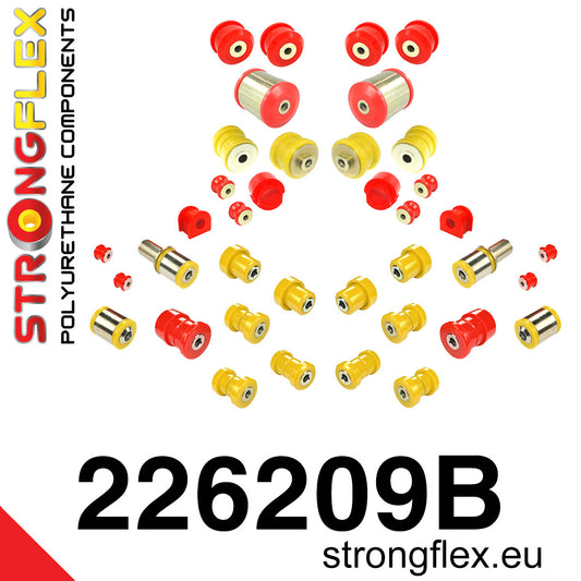 226209B Front and rear suspension kit Standard (Red) Audi A6 / S6 / RS6 C5 (97-04)
