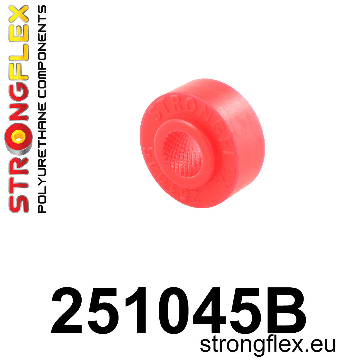 251045B Front strut bar to chassis bush Standard (Red) Mini Classic (59-00)