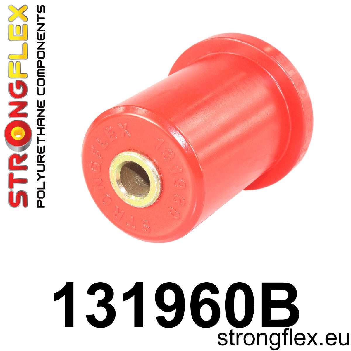 131960B Rear beam mount bush 49mm Standard (Red) Daewoo Espero (90-00)