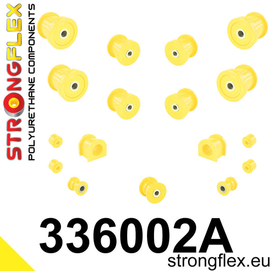 336002A Front suspension bush kit SPORT Sport (Yellow) Jeep Cherokee II (84-01) XJ