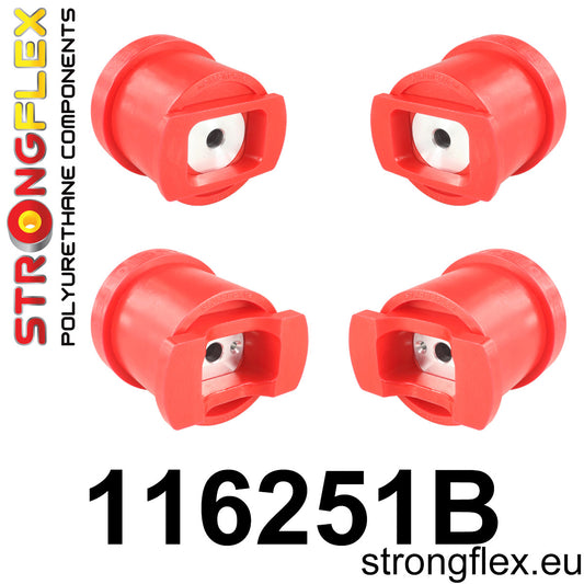 116251B Front subframe bush kit Standard (Red) Mercedes Klasa S W140 (91-98)