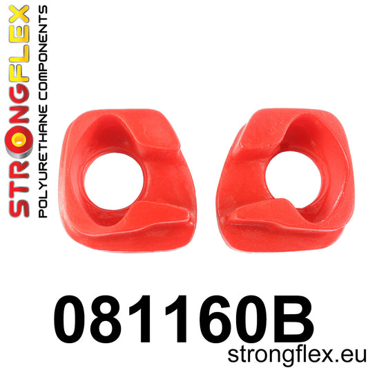 081160B Engine mount inserts front Standard (Red) Honda Civic IV (88-91) EC / ED / EE / EF / EX