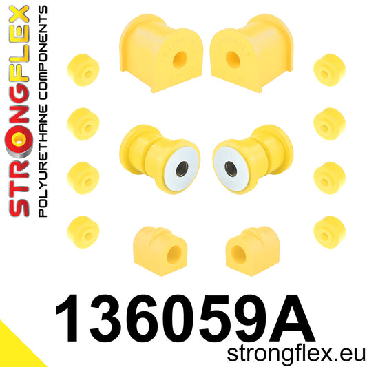 136059A Front suspension bush kit SPORT Sport (Yellow) Daewoo Espero (90-00)