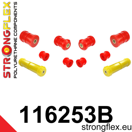 116253B Front suspension bush kit Standard (Red) Mercedes Klasa C W202 (93-01)