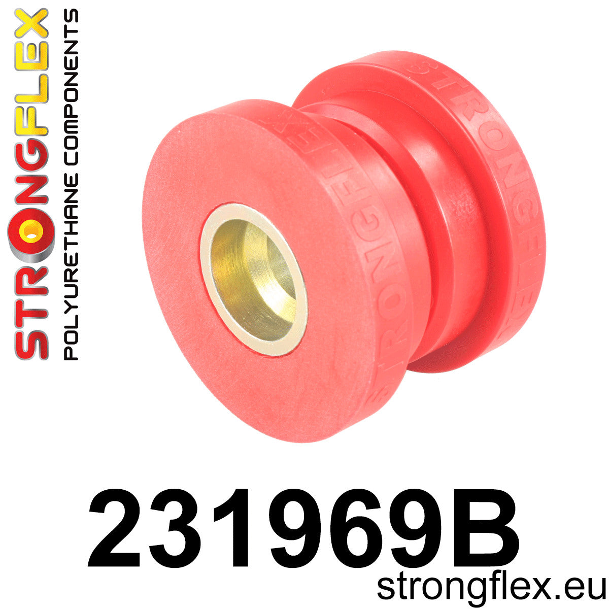 231969B Rear subframe bush Standard (Red) Volvo S80 S80 I (98-06)
