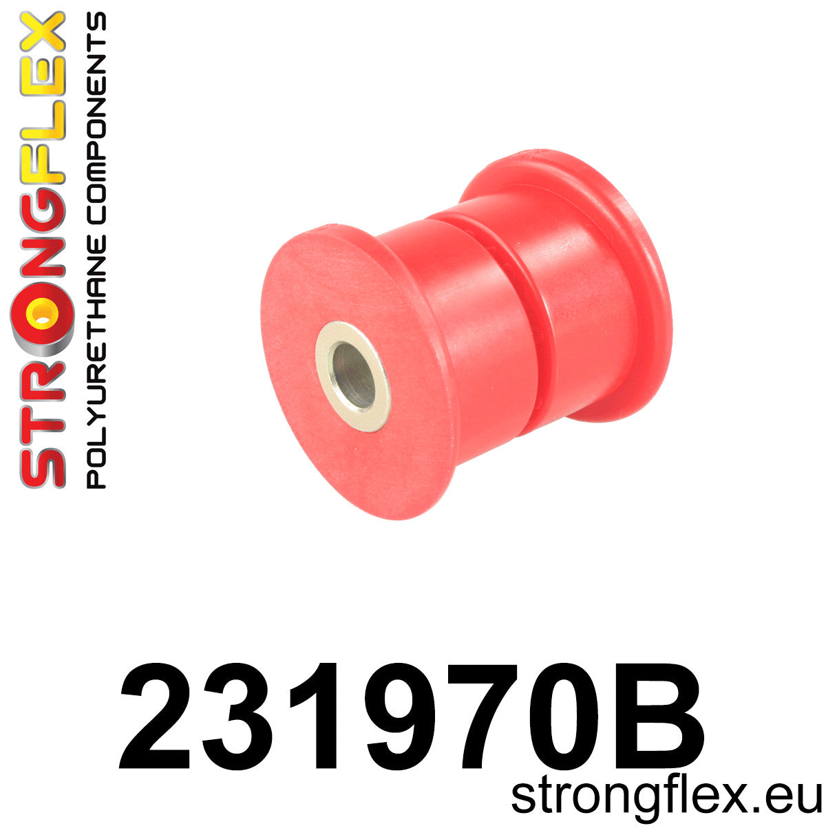 231970B Front lower engine mount bush Standard (Red) Volvo S80 S80 I (98-06)