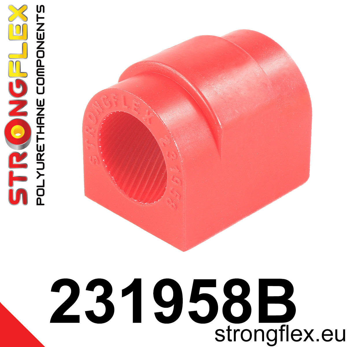 231958B Front anti roll bar bush Standard (Red) Volvo S80 S80 I (98-06)