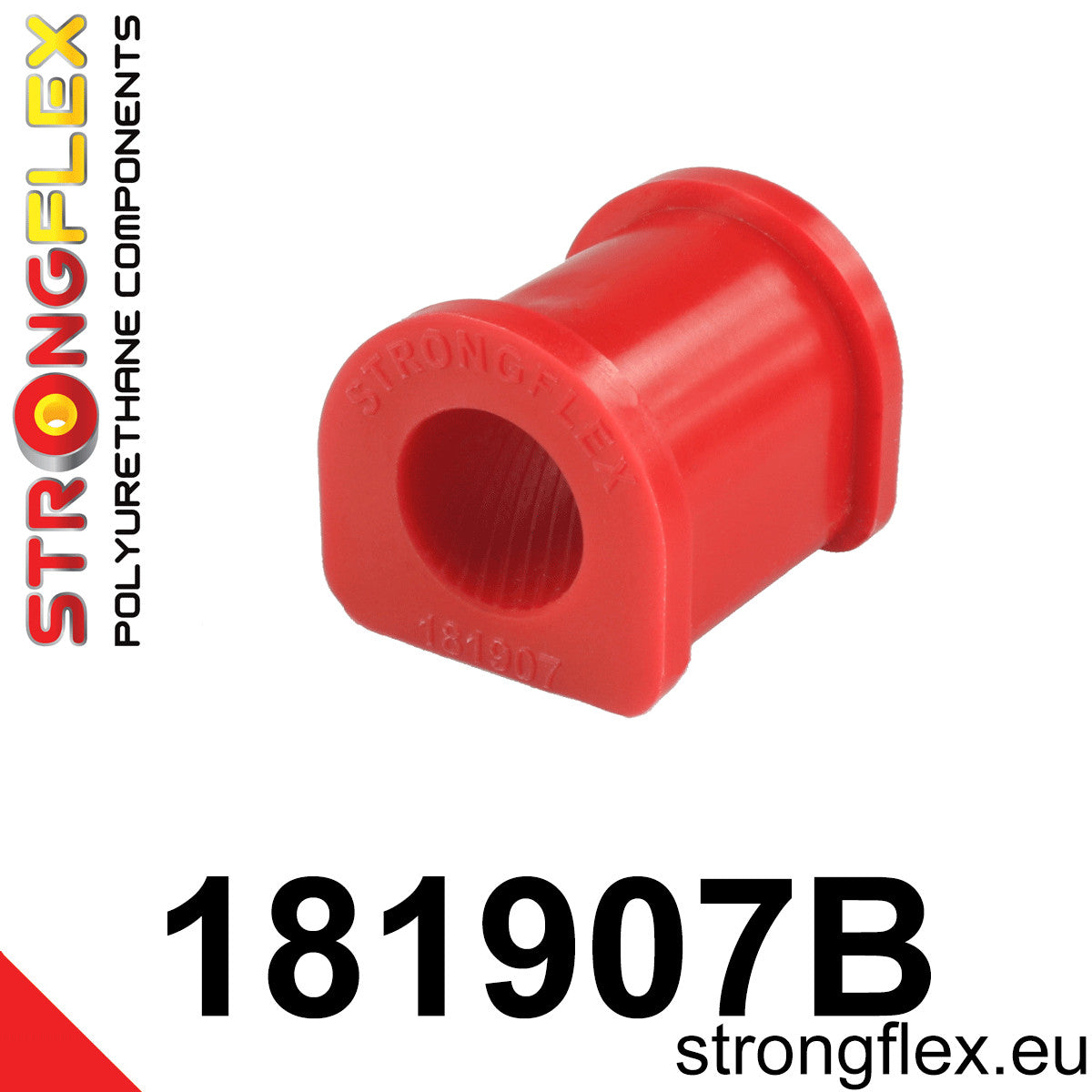 181907B Rear anti roll bar bush Standard (Red) Porsche 911 911 (74-89)