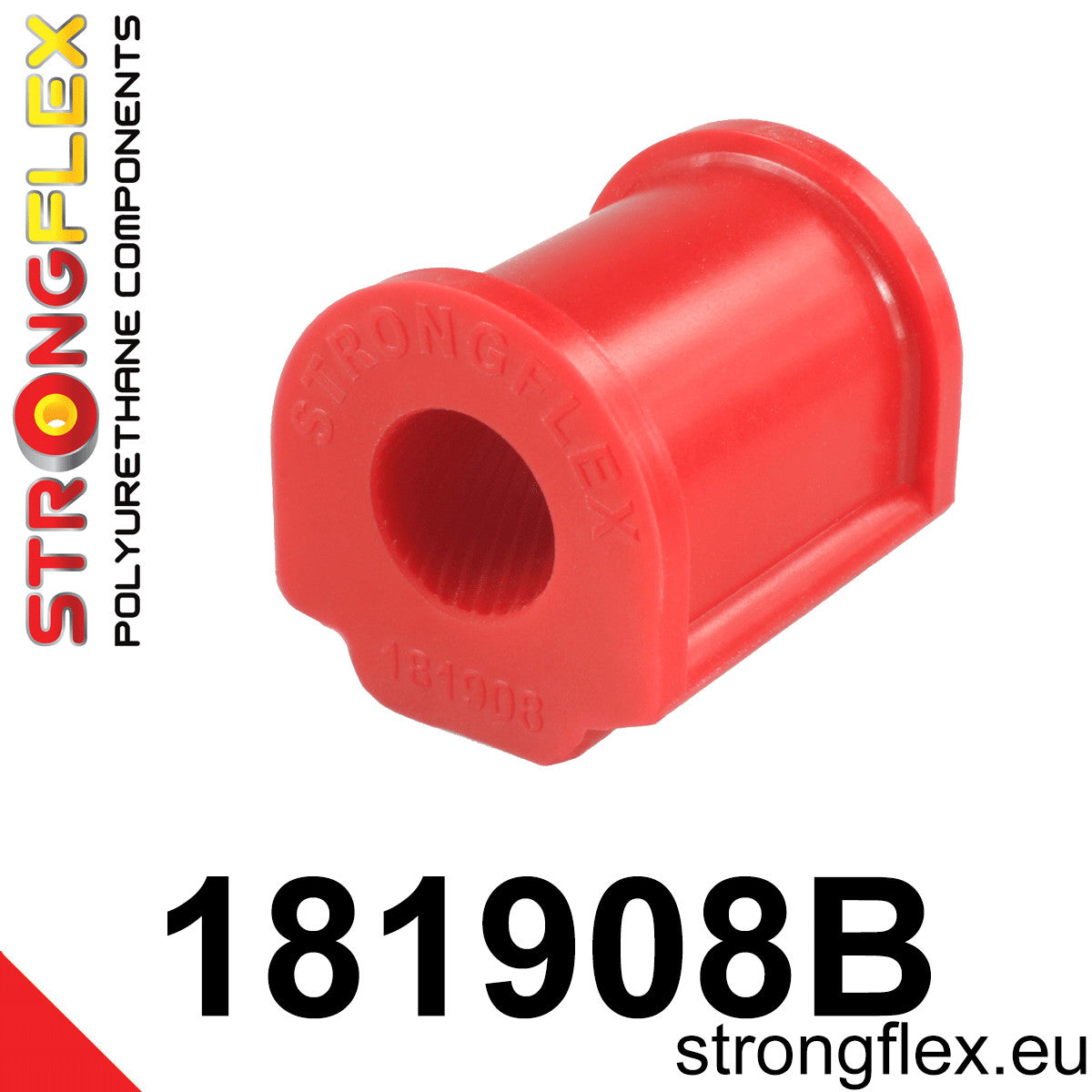 181908B Rear anti roll bar bush Standard (Red) Porsche 911 911 (74-89)