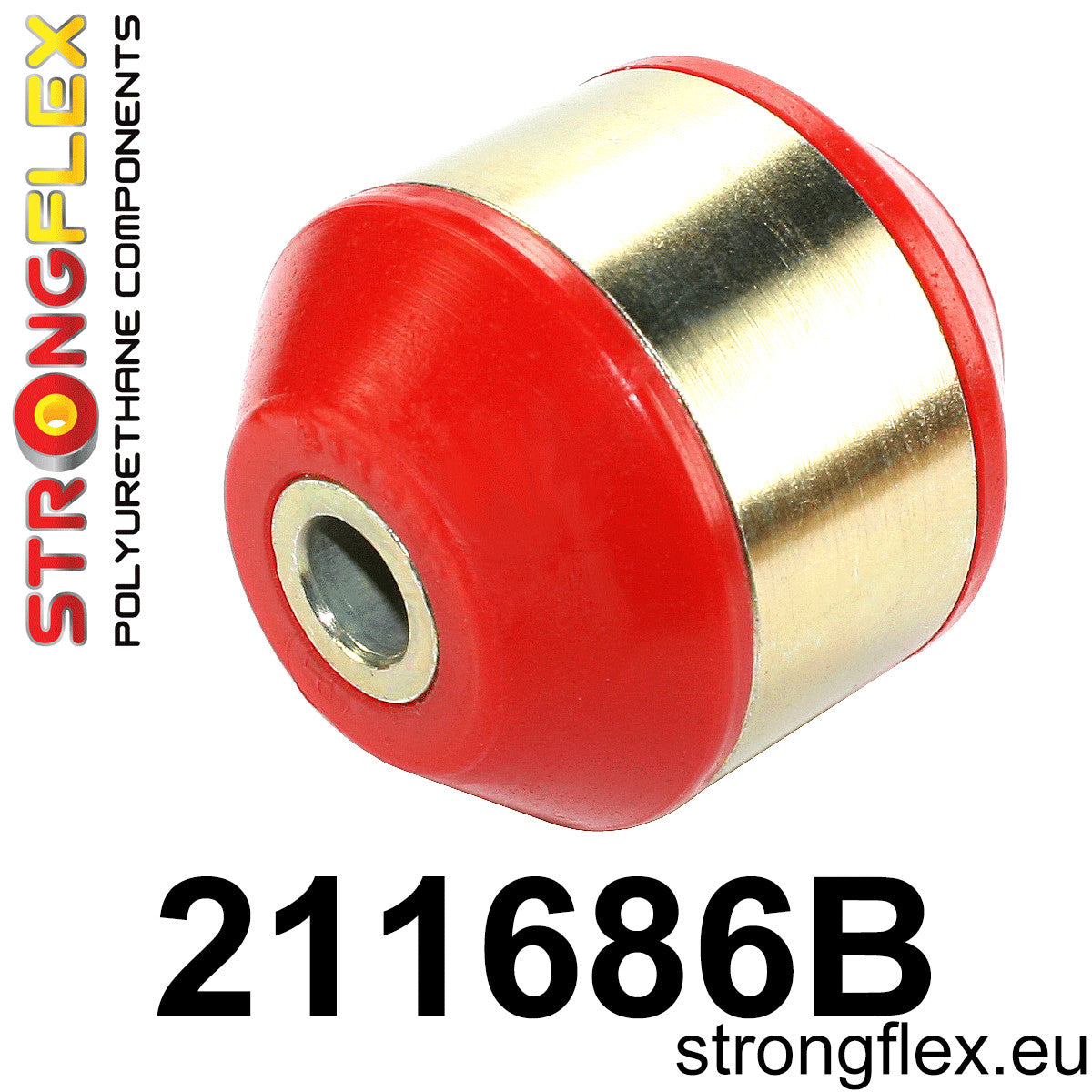 211686B Front wishbone - rear bush Standard (Red) Toyota MR2 III (99-07) W30