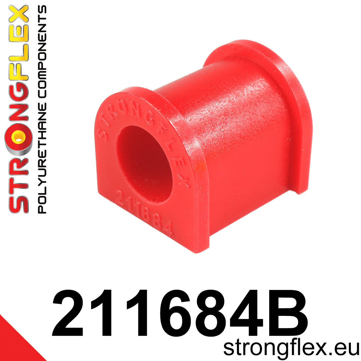 211684B Front anti roll bar bush Standard (Red) Toyota MR2 III (99-07) W30