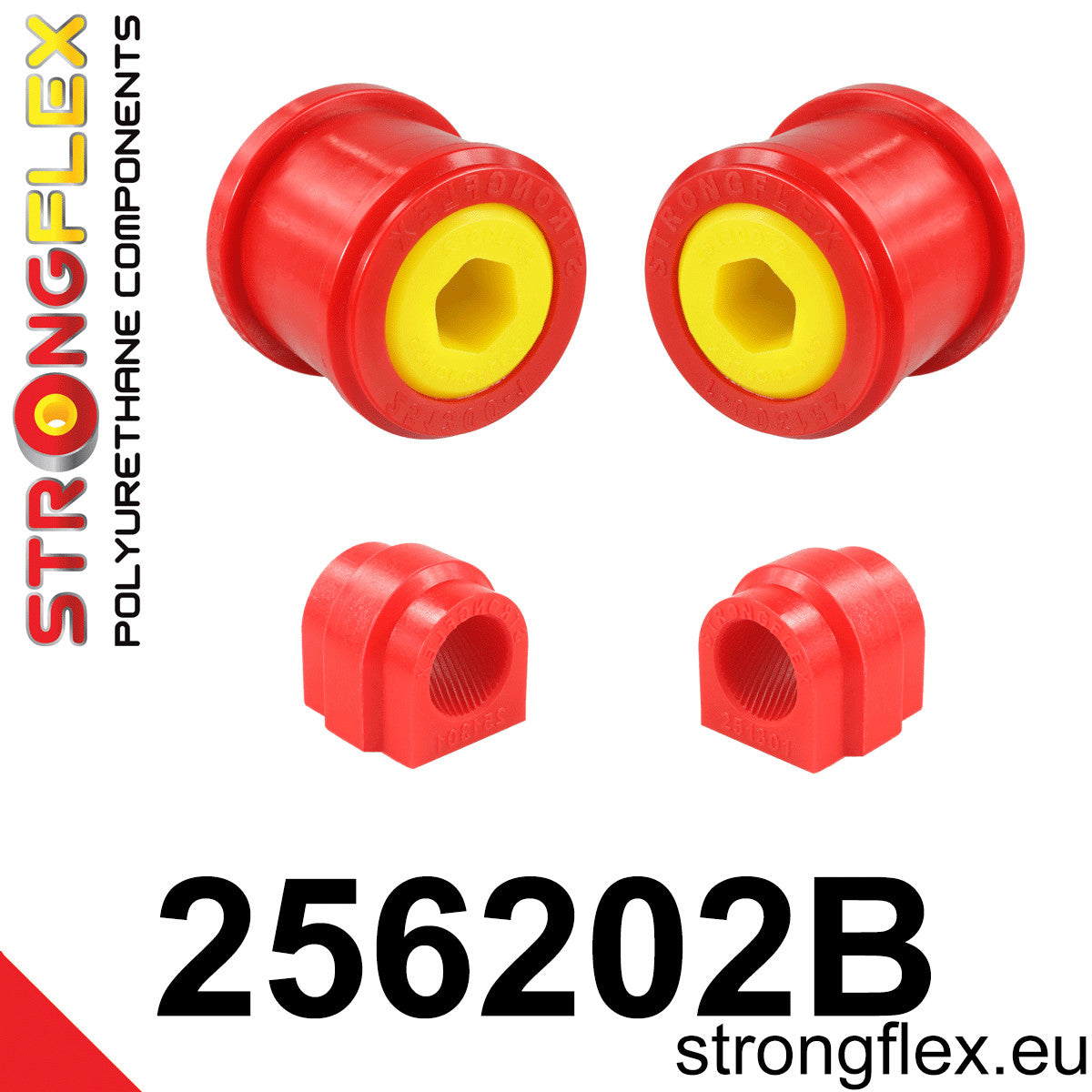 256202B Front suspension bush kit Standard (Red) Mini R50/R52/R53 (00-06)