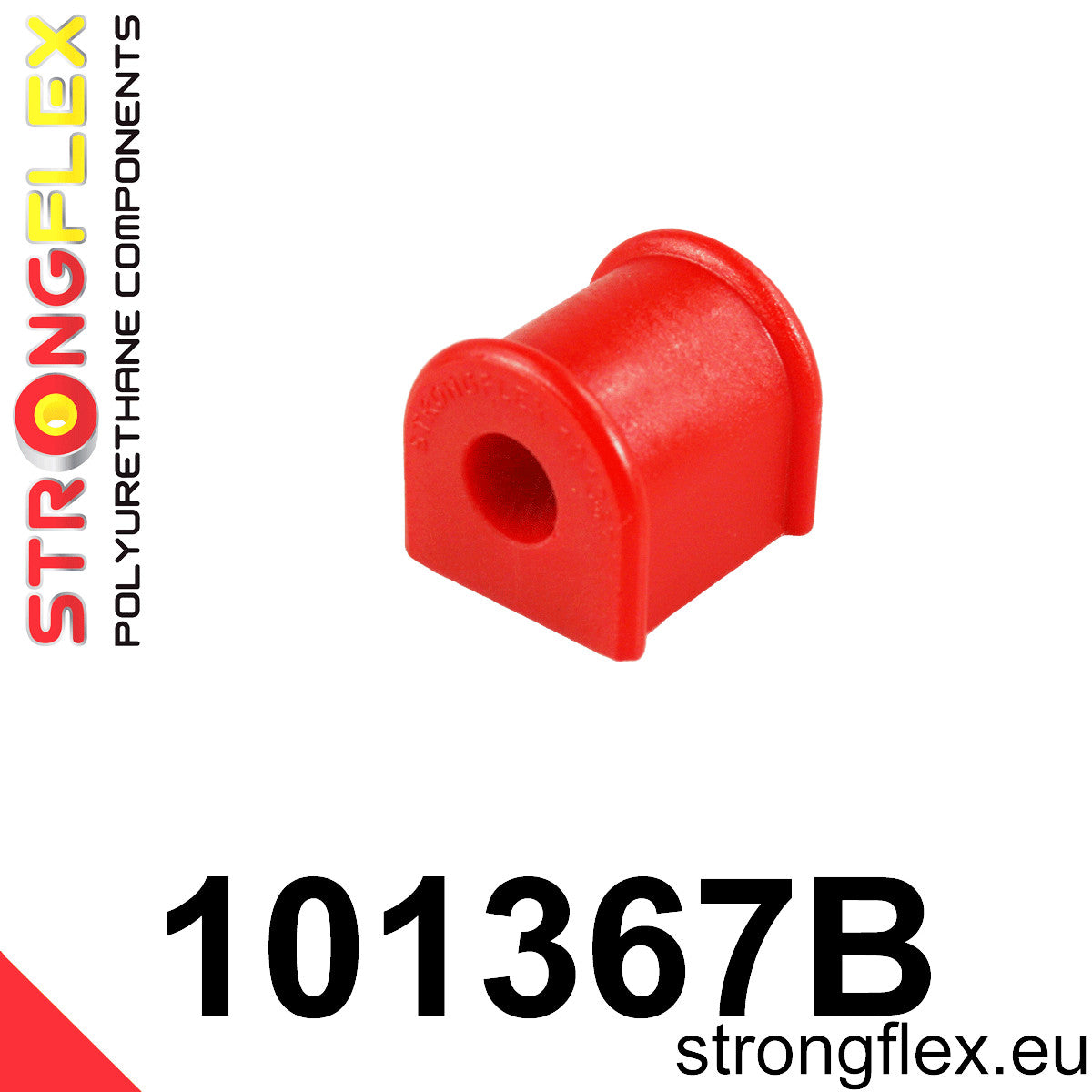 101367B Rear anti roll bar bush Standard (Red) Mazda MX-5 / Miata / Roadster I (89-98) NA
