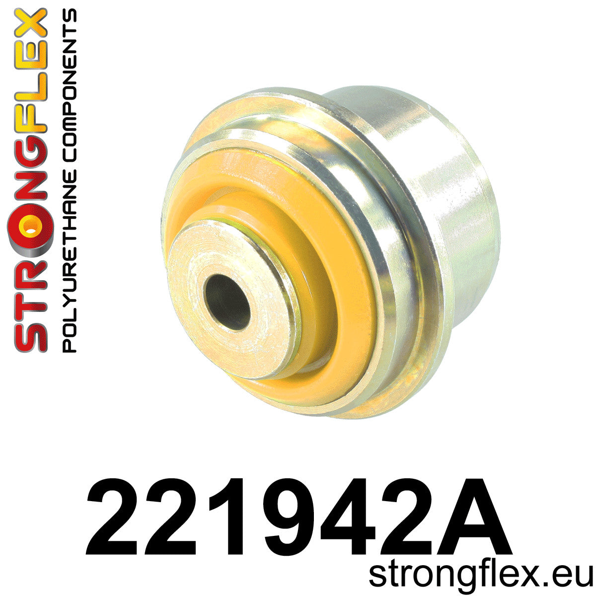 221942A Trailing arm front bush SPORT Sport (Yellow) Audi A3 / S3 / RS3 III (13-21) 8V
