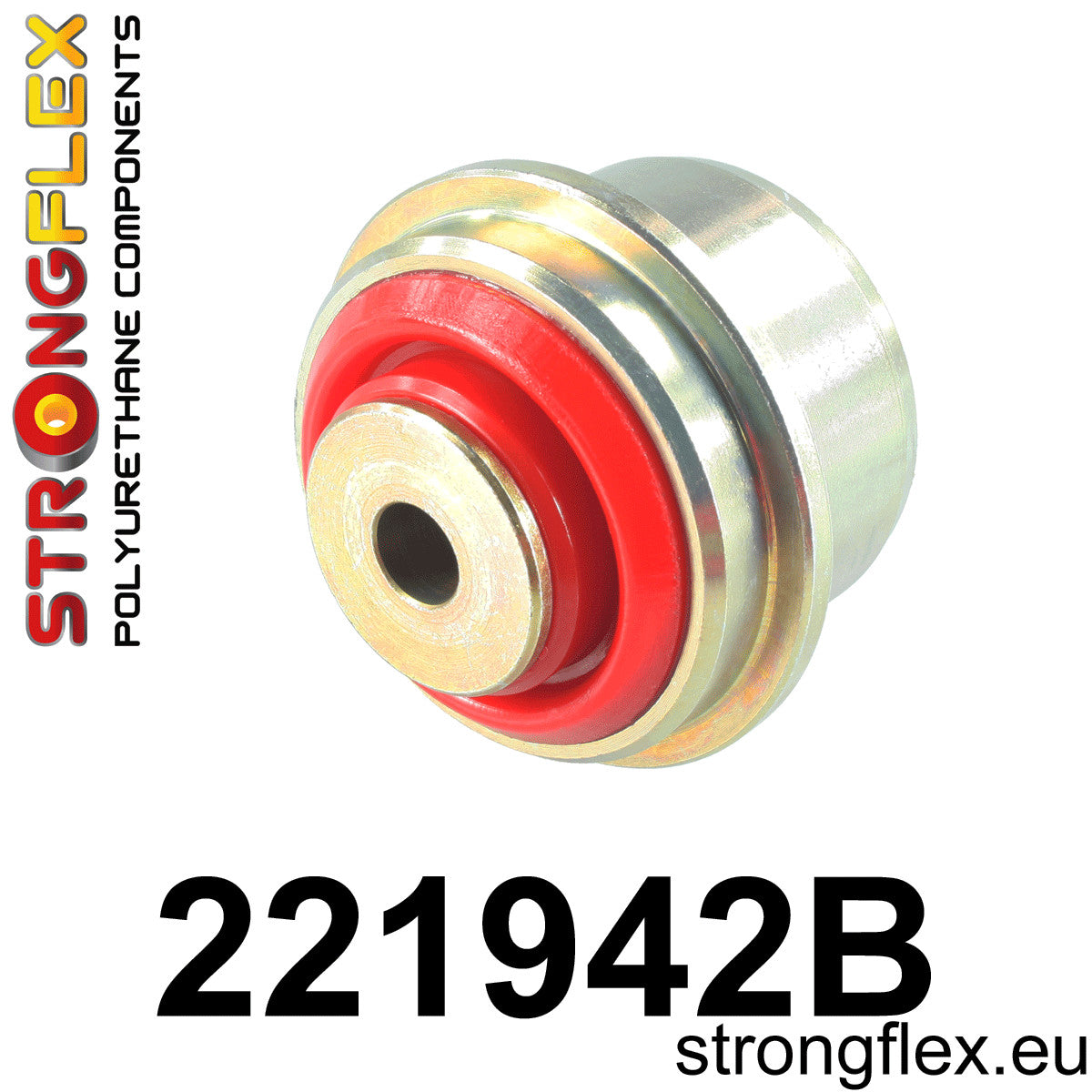 221942B Trailing arm front bush Standard (Red) Audi A3 / S3 / RS3 III (13-21) 8V