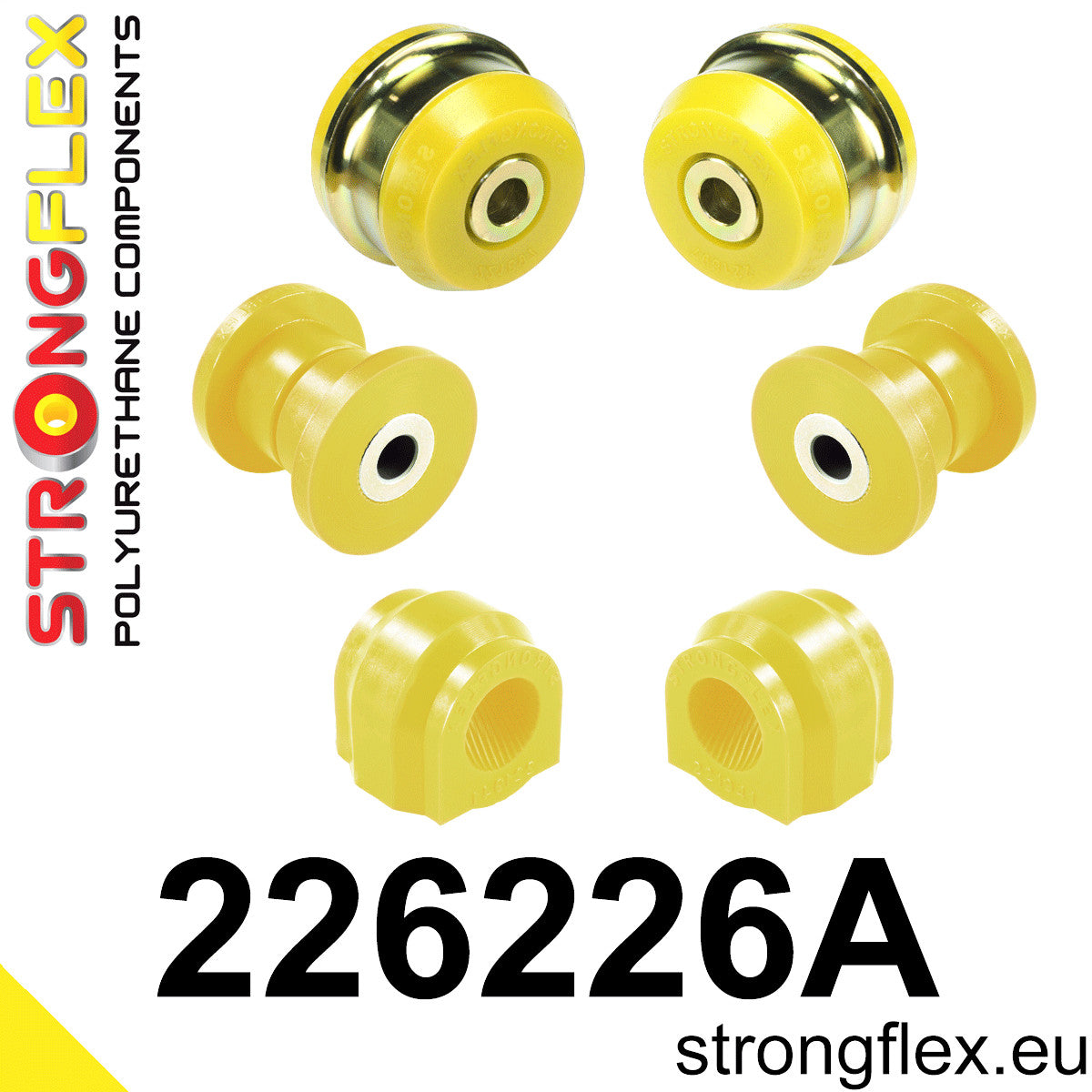 226226A Front suspension bush kit SPORT Sport (Yellow) Audi A3 / S3 / RS3 III (13-21) 8V